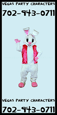 Easter Bunny Mascot Character Costume
