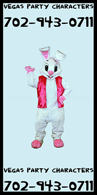 Easter Bunny Mascot Character Costume