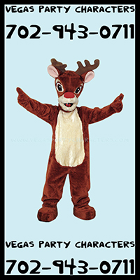 Reindeer Mascot Character Costume